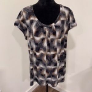 Black & Brown blouse